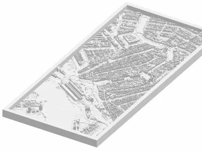 Amsterdam City Center 3D model