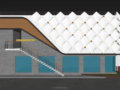 community hall 3D model