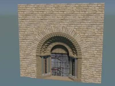 Norman Gate 3D model