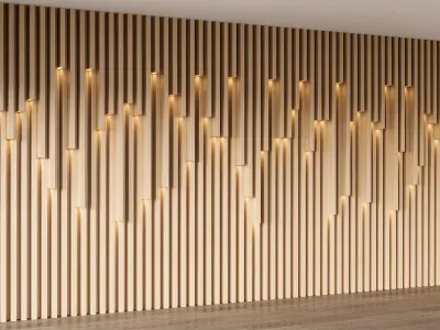 wall decorative light 3D model 3D model