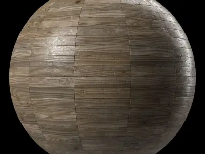 Parquet Materials 32- Parquet By Old Wood Damaged - Sbsar PBR 4k Texture