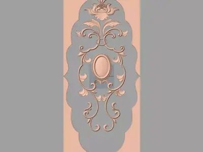 Woodworking CNC Router 3D Relief STL models used for artcam E450 3D model