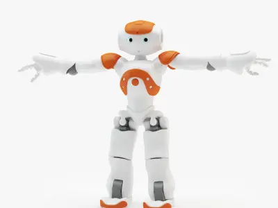 Rigged Robot Nao 3D model