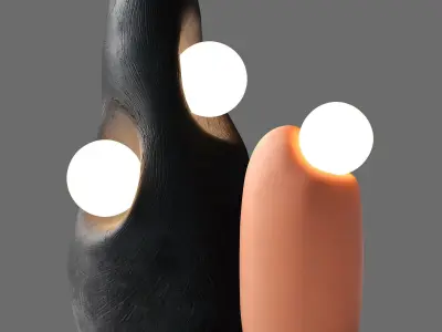 Terra  Rock table lamp 3D model