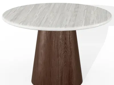 Dining Table  Low-poly 3D model