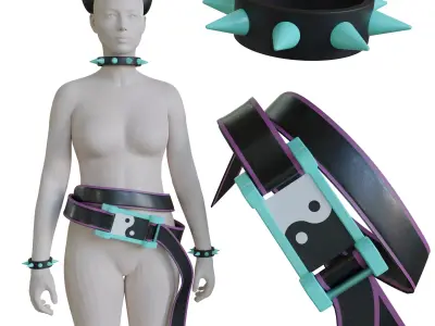  Juri cosplay street fighter for cosplay  3D print model