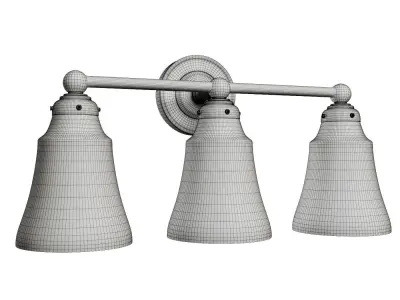 Pottery barn Sussex Triple Sconce 3D model