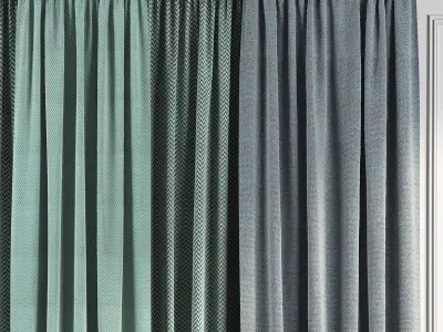 Curtain Set 57 3D model