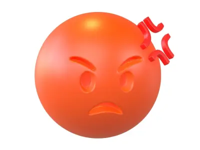 Angry Face Big Pack Vol 1 3D model