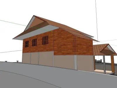 Creative Design-Holiday Cabin-099 3D model