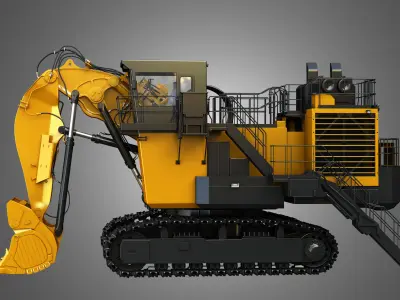 EX8000-6 - Hydraulic Mining Shovel 3D model