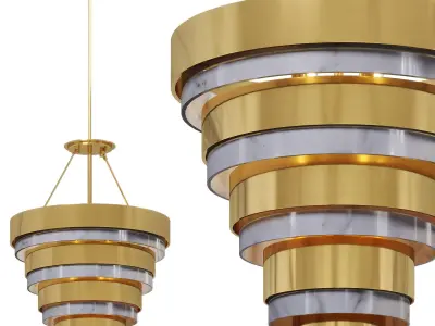 Echelon Chandelier By Lightology 3D model