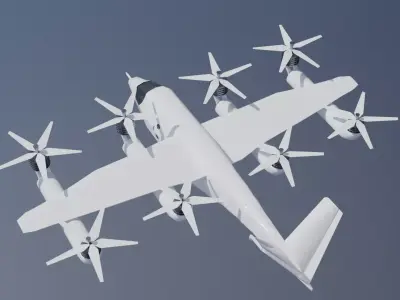 vertical aerospace vx4 aircraft Improved Low-poly 3D model