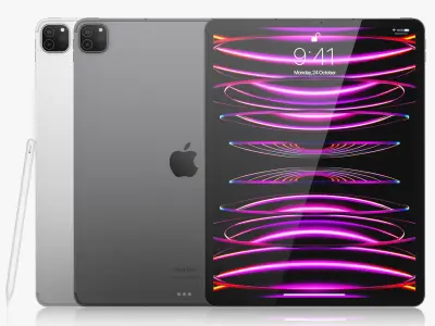 Apple iPad Pro 13 inch M2 3D model