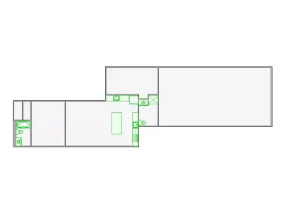 Simple Interior Sketch - 4001-4500 SF - Xactimate - Matterport 3D model