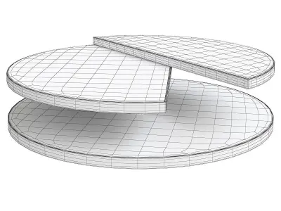 MOON COFFEE TABLE Low-poly 3D model