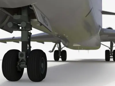  Rigged Boeing 727 Airliners Collection 