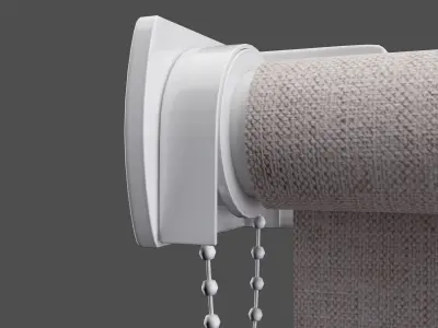 Roller Blinds Set 3D model