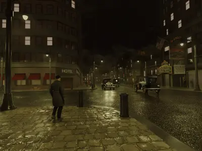 Retro City  3D model