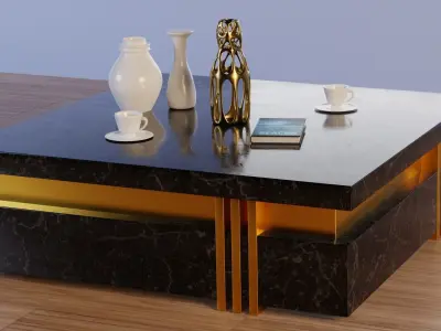 Coffee Table PART18 3D model