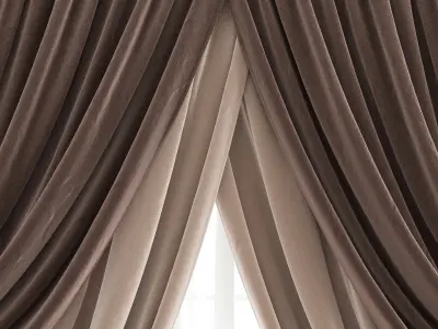 curtain 454 3D model