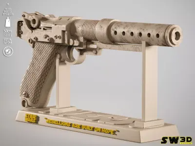 STAR WARS Jyn Erso Blaster 3D print model