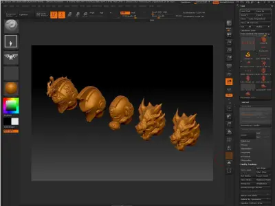 HEAD MIX 3 MISCELLANEUS 3D print model