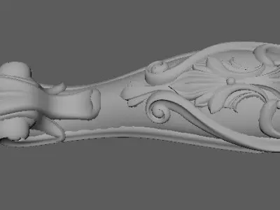 leg High quality 3d models for processing on a cnc machine 3D model 26
