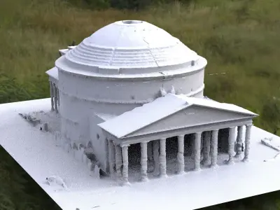 Rome Pantheon Arena Dome 3D 3D model