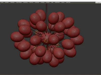 Ulanis glass pendant Low-poly 3D model