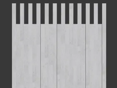 Parquet Chevron herringbone linear Low-poly 3D model