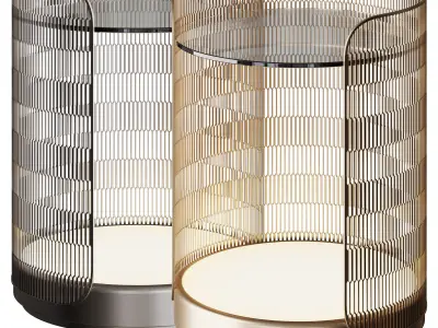 Natevo CHIARO DI LUNA Bedside table 3D model