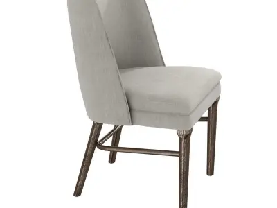 Myra Dining Chair in Savile Flannel Burke Decor  3D model