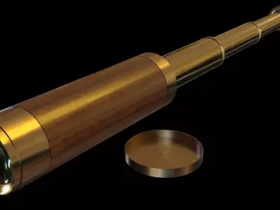 Sailing Spyglass Scope 3D model