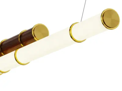 Mini Endless Double Chandelier Low-poly 3D model