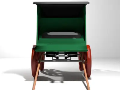 Wagon - Delivery 3D model