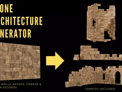 StoneForge  Modular Structure Generator 3D model