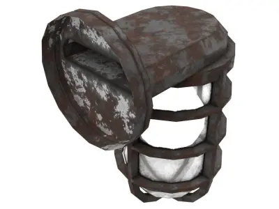 Wall Light 1 Lowpoly  Low-poly 3D model