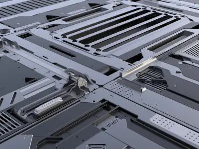 Sci-Fi Panels vol 5 3D model