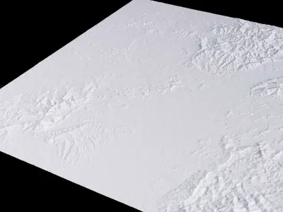 Xishan China City Landscape 3D Model 3D model