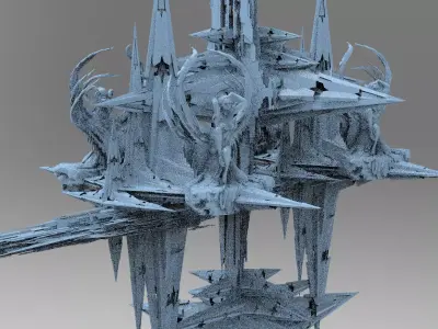 Sunlight Crystal City Towers tall 3D model