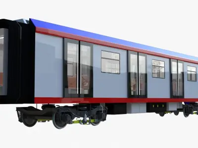 Metro Moskva 2020 3D model
