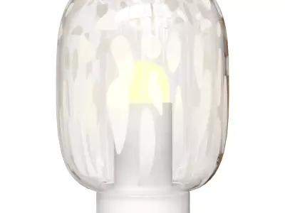 Flakes Glass Table Lamp Low-poly 3D model