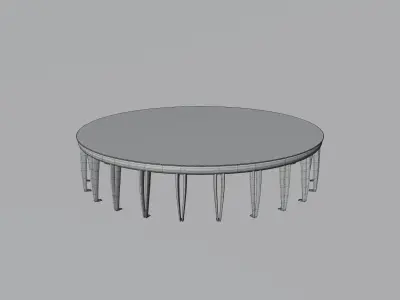 Coffee table 3D model