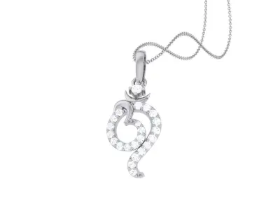 Spiritual Om Pendant 3D print model