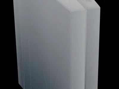 JerryCan - RedGreen - Extremly LowPoly Low-poly 3D model