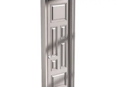 Modern entrance door 59 3D model