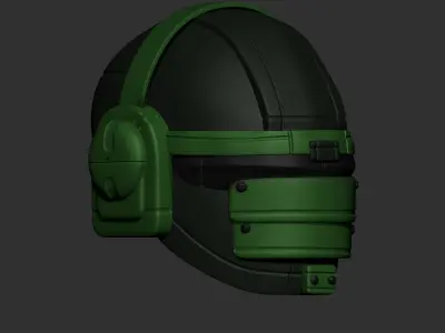 helmet fantasy high poly sculpt 3d printable 3D model