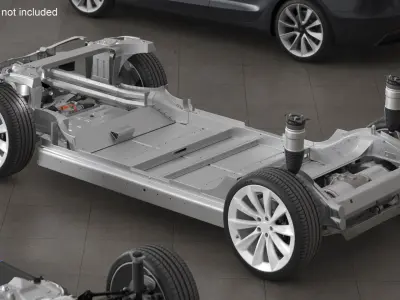  Tesla Model X Skateboard Chassis 