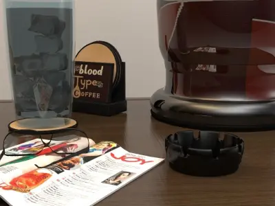 End Table Set 3D model